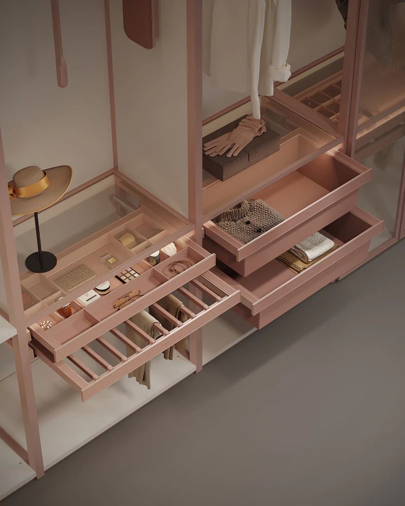 Solvia Series hanging modules and drawers