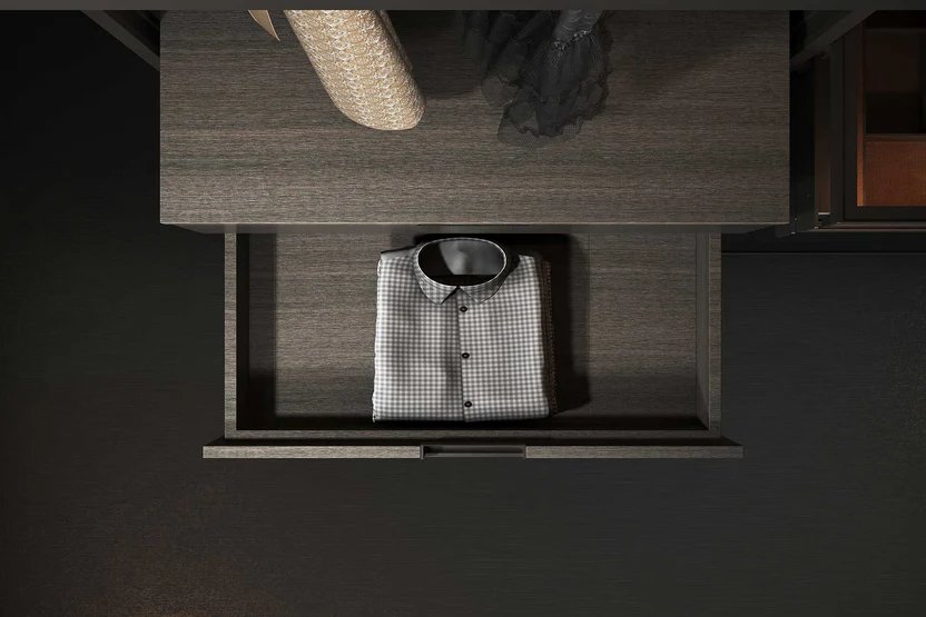 Solvia Series top shelf and lighting details