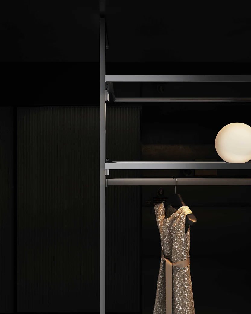 Solvia Series shoe shelving composition