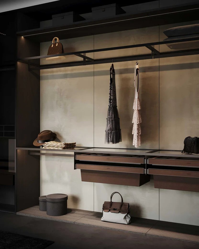 Solvia Series hanging modules and drawers